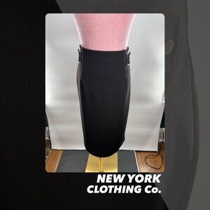 EUC NYCC Buckle Detail Pencil Skirt